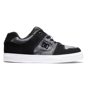 Buty Sznurowane Dziecięce DC Pure Elastic Koronkowe Czarne | 52430EJRF
