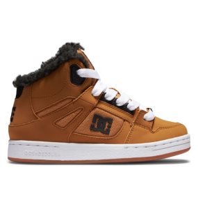 Buty Sznurowane Dziecięce DC Pure Winterized Brązowe Brązowe | 02591CYNV