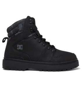 Buty Zimowe Męskie DC Peary Koronkowe Czarne Camo | 69152UKOS