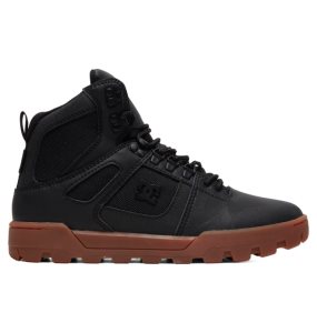 Buty Zimowe Męskie DC Pure Hi Weather Resistant Czarne | 83602BVTA