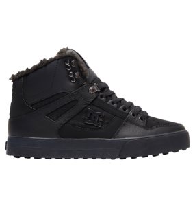 Buty Zimowe Męskie DC Pure High Tops Czarne Czarne Czarne | 26158VTCE