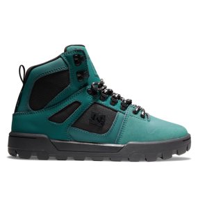 Buty Zimowe Męskie DC Pure High Tops Nieprzemakalne Jasny Zielone | 18965RUHZ