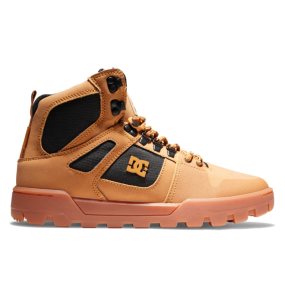 Buty Zimowe Męskie DC Pure High Tops Nieprzemakalne Brązowe Czarne | 28709FBMT