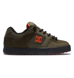 Buty Zimowe Męskie DC Pureized Skate Oliwkowe Pomarańczowe | 79458MBFC