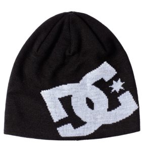 Czapki Beanie Męskie DC Big Star 2 Czarne | 42590EXQH