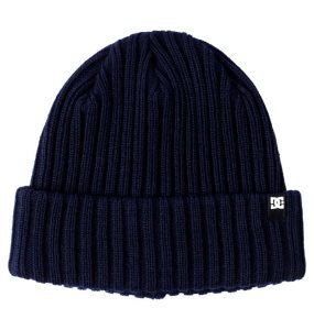 Czapki Beanie Męskie DC Fish N Destroy 2 Cuffed Granatowe | 73580JVMY