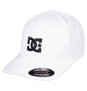 Czapki Męskie DC Cap Star Białe Czarne | 84095NBPK