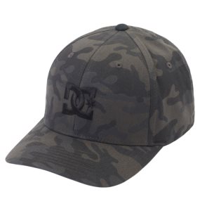 Czapki Męskie DC Cap Star Seasonal Flexfit Czarne Camo | 80127SBEN