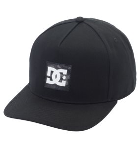 Czapki Męskie DC Logic Snapback Czarne Camo | 79502MPHT