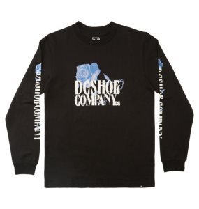 Koszulki Męskie DC Fanatic Heritage Long Sleeve Czarne | 20731ECIU