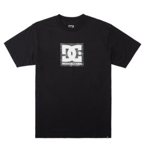 Koszulki Męskie DC Square Star Fill Czarne Czarne Camo | 24897ZFBE