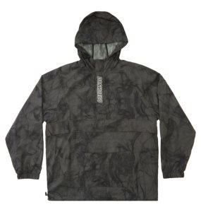 Kurtka Męskie DC The Ramble Printed Anorak Wody-Resistant Windbreaker Ciemny Szare | 24905MSXI