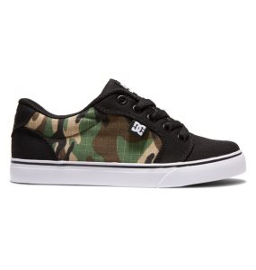 Trampki Dziecięce DC Anvil Czarne Camo | 30725OYCS