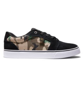 Trampki Męskie DC Anvil Czarne Camo | 30651WZCH