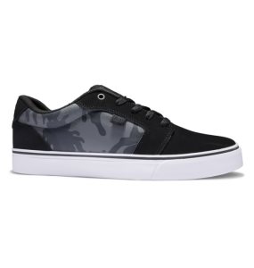 Trampki Męskie DC Anvil Czarne Camo | 40936IBNA