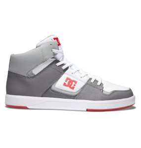 Trampki Męskie DC Cure High Tops Białe Szare Czerwone | 90621VFDN