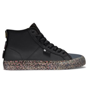 Trampki Męskie DC Manual HI High Tops Evan Smith Czarne Czarne Czerwone | 14209ABOP