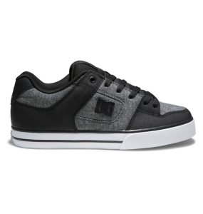 Trampki Męskie DC Pure Czarne Czarne | 75631MVLK