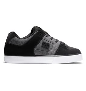 Trampki Męskie DC Pure Czarne Szare Czarne | 28094AHNC