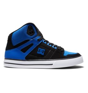 Trampki Męskie DC Pure High Tops Czarne Królewski Niebieski | 34765OFSV