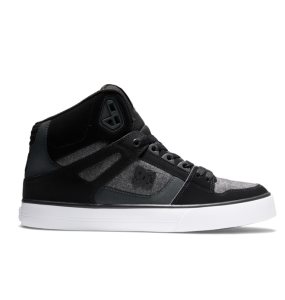 Trampki Męskie DC Pure High Tops Czarne Czarne | 62974RVAB