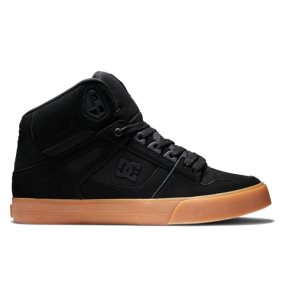 Trampki Męskie DC Pure High Tops Czarne | 76459CMPK