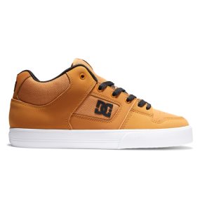 Trampki Męskie DC Pure MID Brązowe Czarne | 86751KQOW