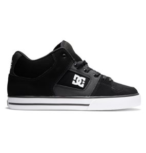 Trampki Męskie DC Pure MID Czarne Białe | 57396SZOM