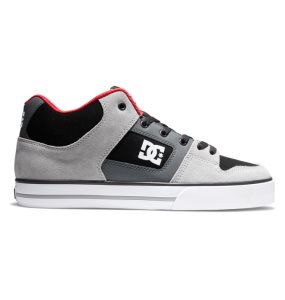 Trampki Męskie DC Pure MID Czarne Szare Czerwone | 92641XNPL